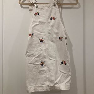 White Forever 21 denim dress